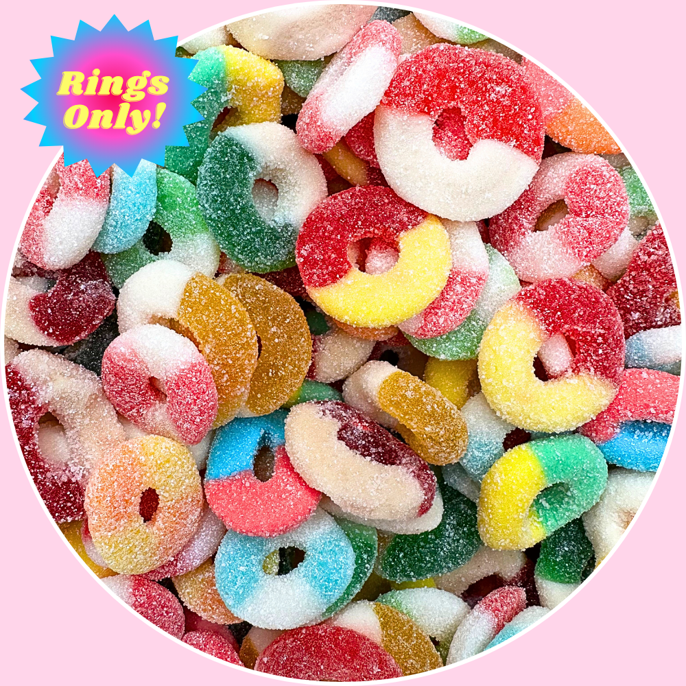 Rings Only Variety Gummy Mix - Pick Your Size! -  All In One Gummy Mix
