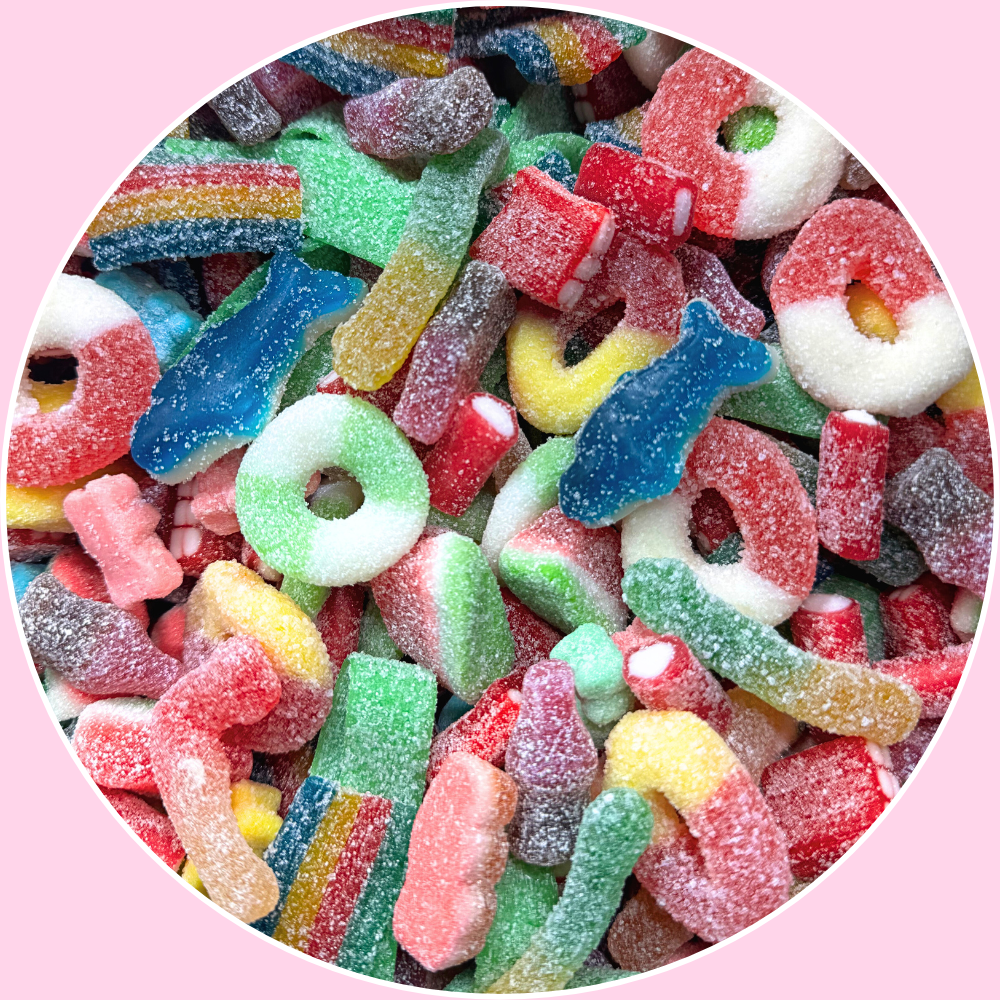 Sweet & Sour Variety Gummy Mix - Pick Your Size! -  All In One Gummy Mix
